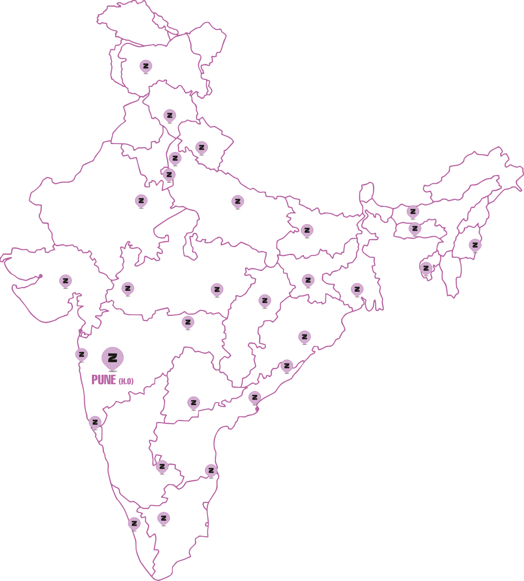 Zebion Network Map