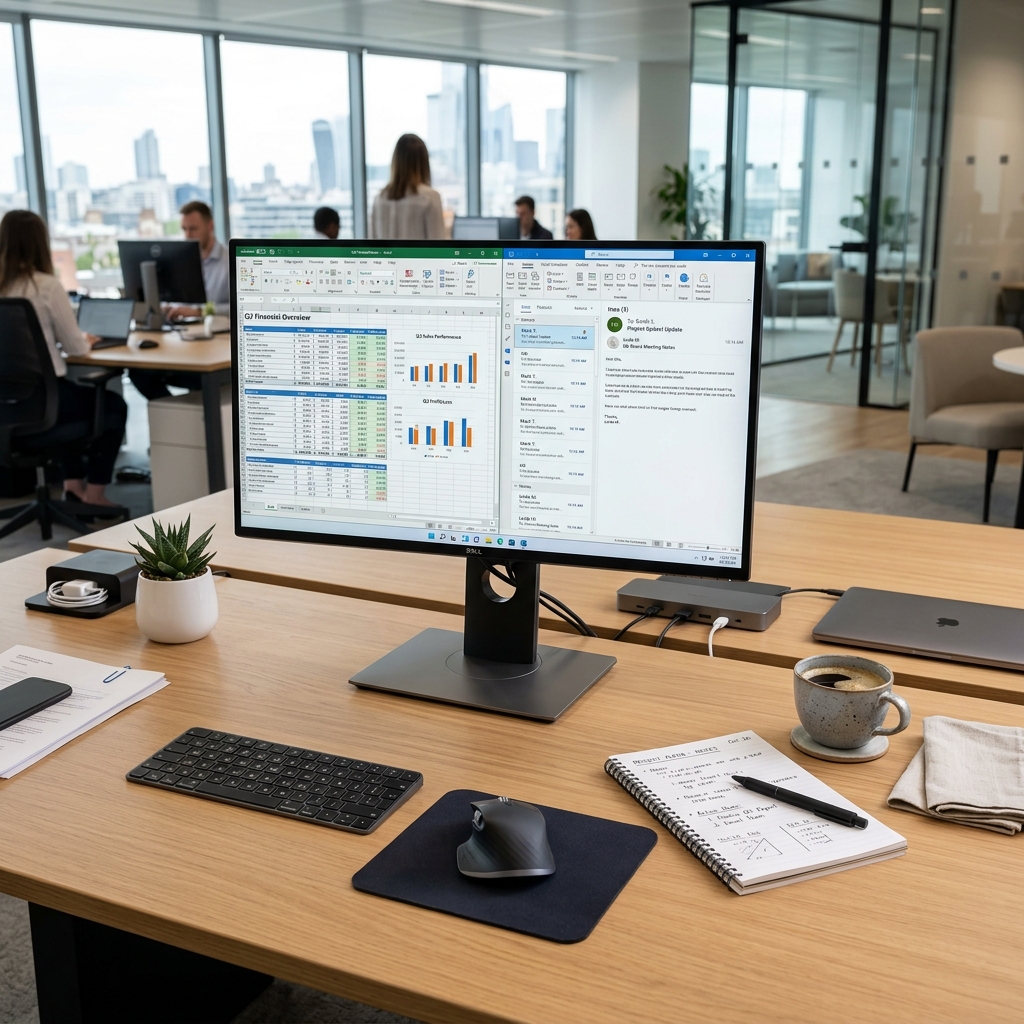 Zebion accessories arranged on a desk
